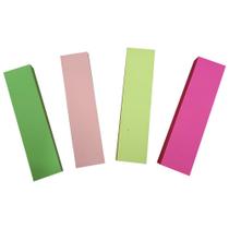 Bloco Adesivo Lembrete e Marcador Páginas 4 Cores 400 Folhas