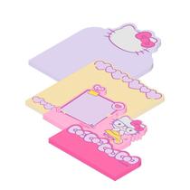 Bloco adesivo Leo e Leo Hello Kitty com 4 blocos