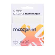 Bloco Adesivo Max Clearnote Tr 76Mmx76Mm Max 1 Pc Bloco Adesivo Max Clearnote Tr 76Mmx76Mm Max 1 Pc