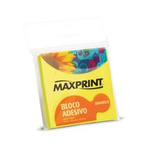 Bloco Adesivo Maxprint Amarelo Pastel 76mm X 76mm 100 Folhas