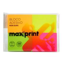 Bloco adesivo neon colors 741705 - Maxprint