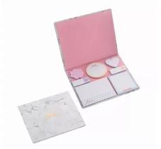 Bloco adesivo Otima Sticky Notes 7 Pink Stone Marmore