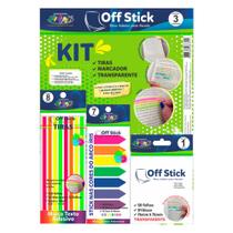 Bloco Adesivo para Recado Kit OFF Stick