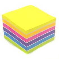 Bloco Adesivo Post 500 Folhas 76x76 anotações Stick Note Papel bloquinho de notas - Amarelo