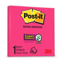 Bloco Adesivo Post-It 3M 76x76 mm 90 Fls