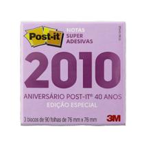 Bloco Adesivo Post It 3M 76x76mm 270 Folhas 2010