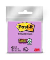 Bloco Adesivo Post It 3M Roxo 76x76mm 45 Folhas