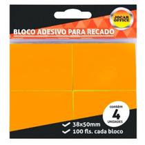 Bloco Adesivo Post-It 4 Blocos c/ 100 Folhas 38x50mm - Leonora - Leo & Leo