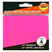 Bloco Adesivo Post-It 4 Blocos c/ 100 Folhas 38x50mm - Leonora - Leo & Leo
