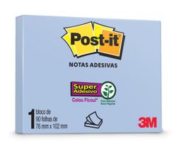 Bloco Adesivo Post-It 76mm x 102mm 657 Neon Com 90 Folhas - 3M