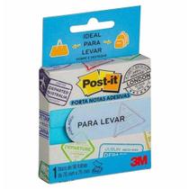 Bloco Adesivo Post-it Para Levar 90 Folhas 76x76mm 3M Reposicionável