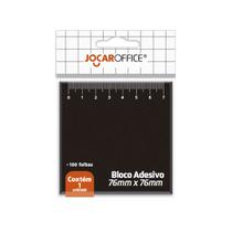 Bloco Adesivo Preto Régua 76mm X 76mm 100 Folhas Jocaroffice