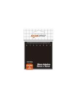Bloco Adesivo Preto Régua 76Mmx76Mm 100F - Jocar Office