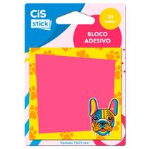 Bloco Adesivo Recado 75x75 Pop Cachorro 20 Folhas - CiS