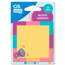 Bloco Adesivo Recado 75x75 Pop Mega Fone 20 Folhas - CiS