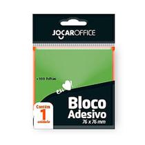 Bloco Adesivo Recado 76x76 Verde 100 Folhas - Jocar Office