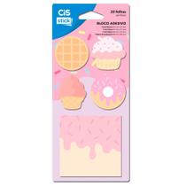 Bloco Adesivo Recado Candy com 5 Modelos com 20 Folhas - CiS