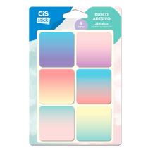 Bloco Adesivo Recado Move 6 Modelos com 20 Folhas - CiS
