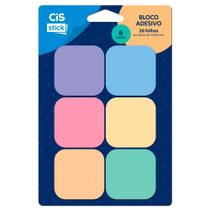 Bloco Adesivo Recado Trend 6 Modelos com 20 Folhas - CiS