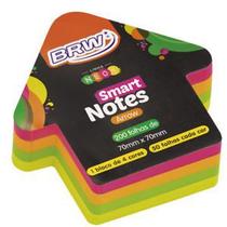 Bloco Adesivo Smart Notes 70x70mm Neon 200 fls - BRW Bloco Adesivo Smart Notes 70x70mm Neon 200 fls - BRW