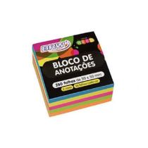 BLOCO ADESIVO SMART NOTES NEON 50 x 50mm com 250 FOLHAS BRW BLOCO ADESIVO SMART NOTES NEON 50 x 50mm com 250 FOLHAS BRW