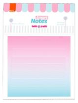 Bloco Adesivo Smart Notes Pautado Tutti Frutti 50 Folhas Brw - LC