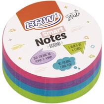 Bloco Adesivo Smart Notes Round 45mm x 45mm - BRW Bloco Adesivo Smart Notes Round 45mm x 45mm - BRW