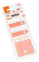 Bloco adesivo Smart Notes Textures Gato 06 modelos 20f cada