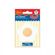 Bloco Adesivo Tili Notes Ovo - 66mm x 62mm - Amarelo e Branco Bloco Adesivo Tili Notes Ovo - 66mm x 62mm - Amarelo e Branco
