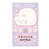 Bloco adesivo Tili Notes Purrfect Cats 6 blocos 354741 - Tilibra