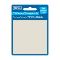 Bloco Adesivo Tilibra Tili Notes Transparente 76x76mm 50 Fls Bloco Adesivo Tilibra Tili Notes Transparente 76x76mm 50 Fls