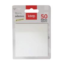Bloco Adesivo Transparente 50 Folhas 75X75mm Lembrente