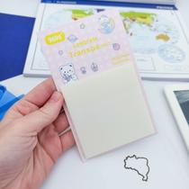 Bloco Adesivo Transparente 50 Folhas - Importado