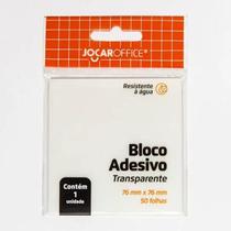 Bloco Adesivo Transparente 76x76 50FL Jocar Office