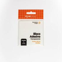 Bloco Adesivo Transparente 76x76mm 50 Folhas Jocar Office