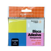 Bloco Adesivo Transparente Joca Office