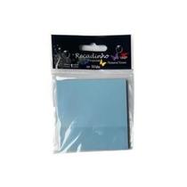 Bloco Adesivo Vmp 76x76 Transparente Azul