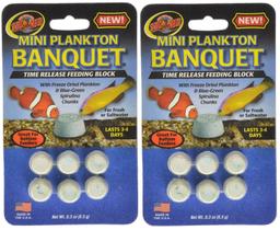 Bloco Alimentador Mini Banquete de Plâncton Zoo Med - 12 Unidades