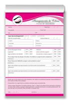 Bloco Anamnese Cílios Extensão Alongamento Ajuda no Processo