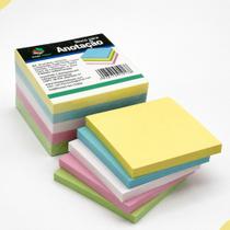 Bloco Anotação Rascunho Colorido 500fls Escritório Mesa Recado Portaria Almoxarifado