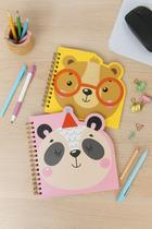 Bloco Anotações Espiral Pautado 50 Folhas Acabamento Glitter DF-12