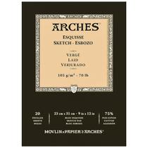 Bloco Aquarela Arches 300 G/m² 23x31cm Grão Acetinado 20 Folhas Branco Bloco Aquarela Arches 300 G/m² 23x31cm Grão Acetinado 20 Folhas Branco