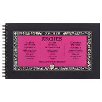 Bloco Aquarela Espiral Arches 15x25cm Grão Acetinado 15 Folhas Branco