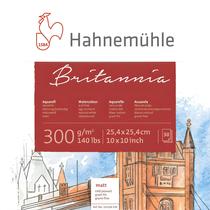 Bloco Aquarela Hahnemühle Quattro Britannia 300gr 25,4x25,4cm Textura Fina 30 Folhas