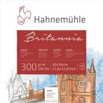 Bloco Aquarela Hahnemühle Quattro Britannia 300gr 30x30cm Textura Fina 30 Folhas