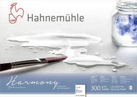 Bloco Aquarela Harmony 300 g/m² Torchon A-4 21 x 29,7 cm com 12 Folhas Hahnemuhle - HAHNEMÜHLE