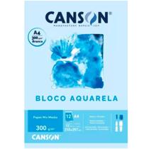 Bloco Aquarela Mix Media Canson A4 300g 12 Fls 66667180 Bloco Aquarela Mix Media Canson A4 300g 12 Fls 66667180