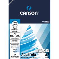 Bloco Aquarela Mix Media Linha 300g A2 12 Folhas Bloco Aquarela Mix Media Linha 300g A2 12 Folhas