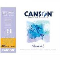 Bloco Aquarela Montval Canson 24x32 300g Grão Fino 12 Fls 60807319sa Bloco Aquarela Montval Canson 24x32 300g Grão Fino 12 Fls 60807319sa