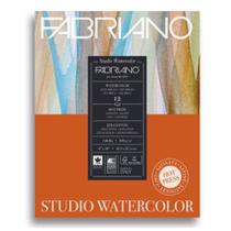 Bloco Aquarela Studio Satinado Fabriano 300g 20,3x25,4cm Bloco Aquarela Studio Satinado Fabriano 300g 20,3x25,4cm